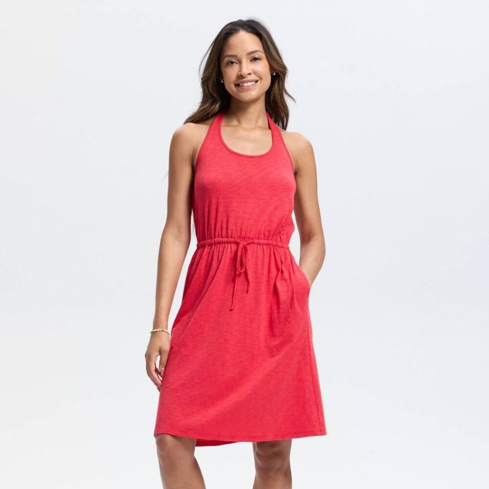Universal Thread - Women's Halter A-Line Dress - Universal Thread Red Red
